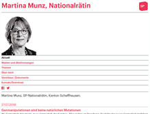 Tablet Screenshot of martinamunz.ch